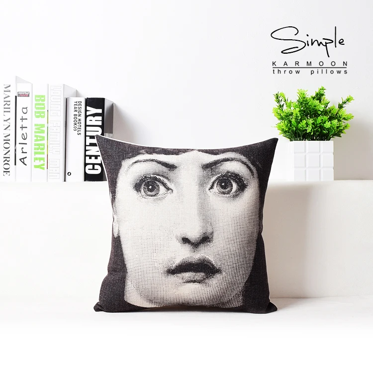 Fornasetti знаменитая косметическая маска для лица художественная Подушка Чехлы в