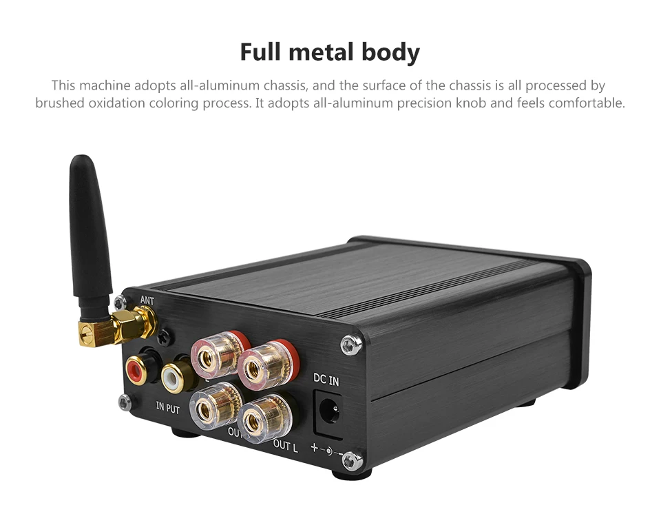 AIYIMA мини TPA3116 Bluetooth 5,0 DAC PCM5100 Fever HIFI Цифровой усилитель мощности 50 Вт* 2 для домашнего звукового кинотеатра усилители