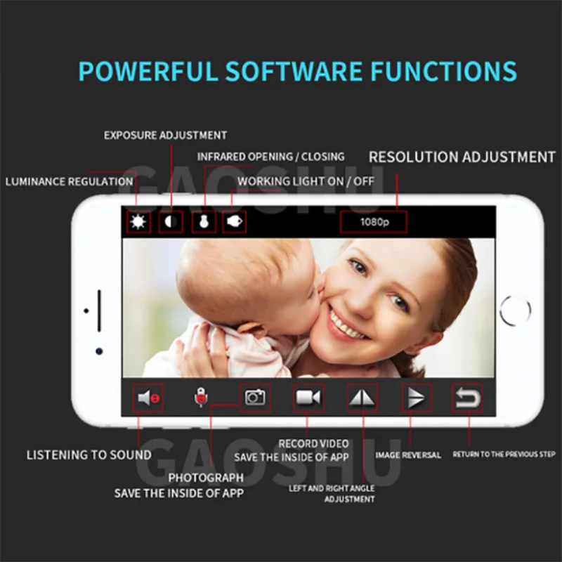 Мини Беспроводная камера Full HD видео 1080p DV WLAN мини IP ip монитор и датчик движения