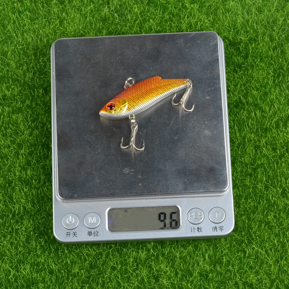 1 шт. твердая приманка VibFishing 5 см 9 6 г deepwater Crankbait Wobblers Isca искусственная для басов