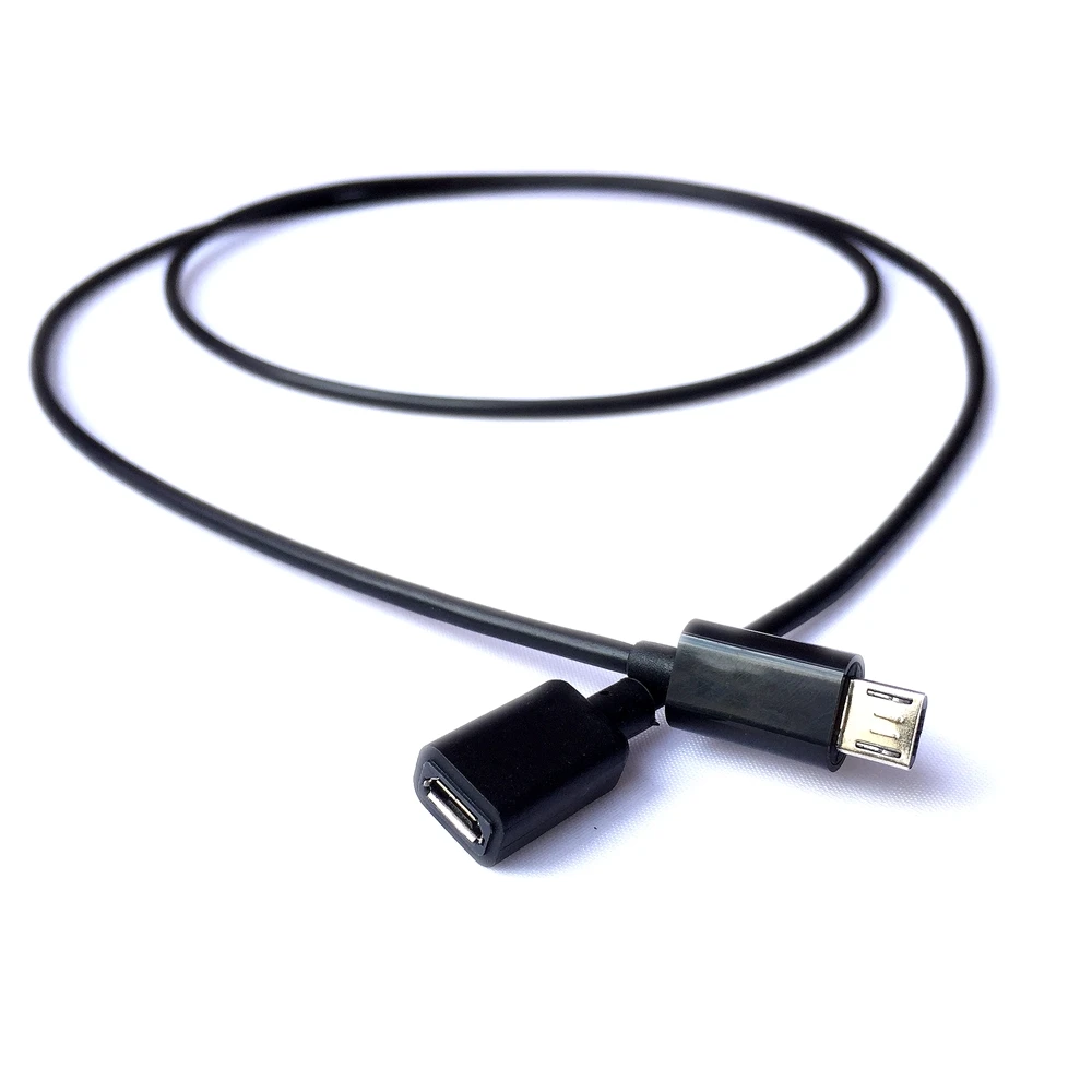 0 5 м полный Pin подключенный Micro USB 2 Тип контактный штекер гнездо Кабель для