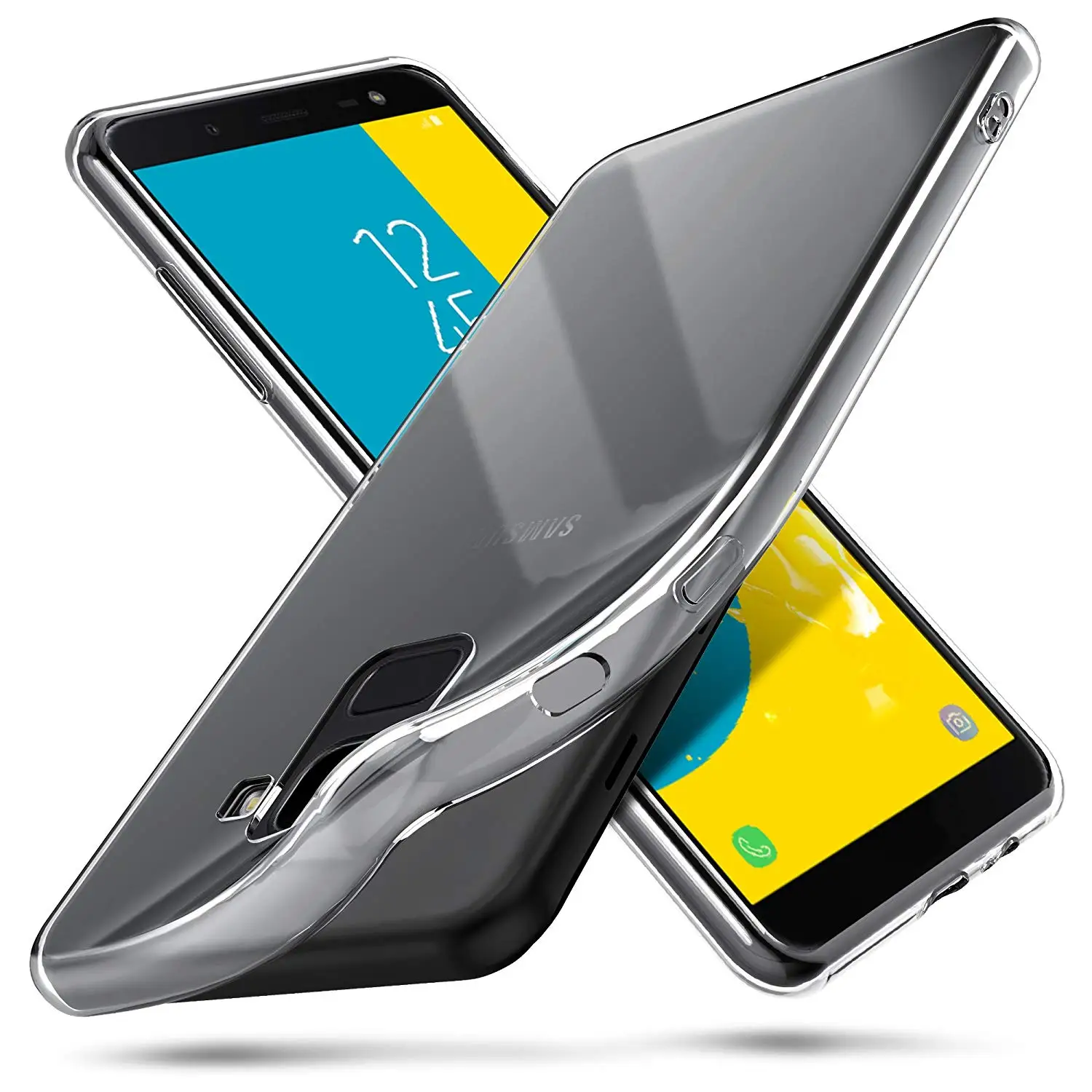 Чехол для samsung Galaxy A6 A7 A8 A9 2018 TPU Силиконовый прочный чистый мягкий чехол Plus задняя