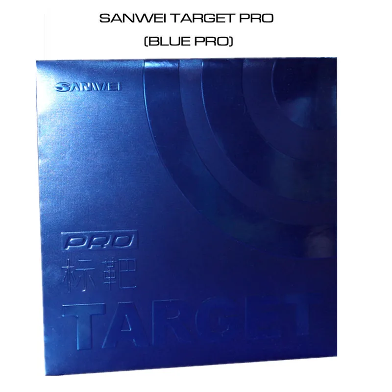 

Новинка 2019, профессиональная синяя губка Sanwei (версия TARGET Pro Blue), резина для настольного тенниса с губкой для пинг-понга