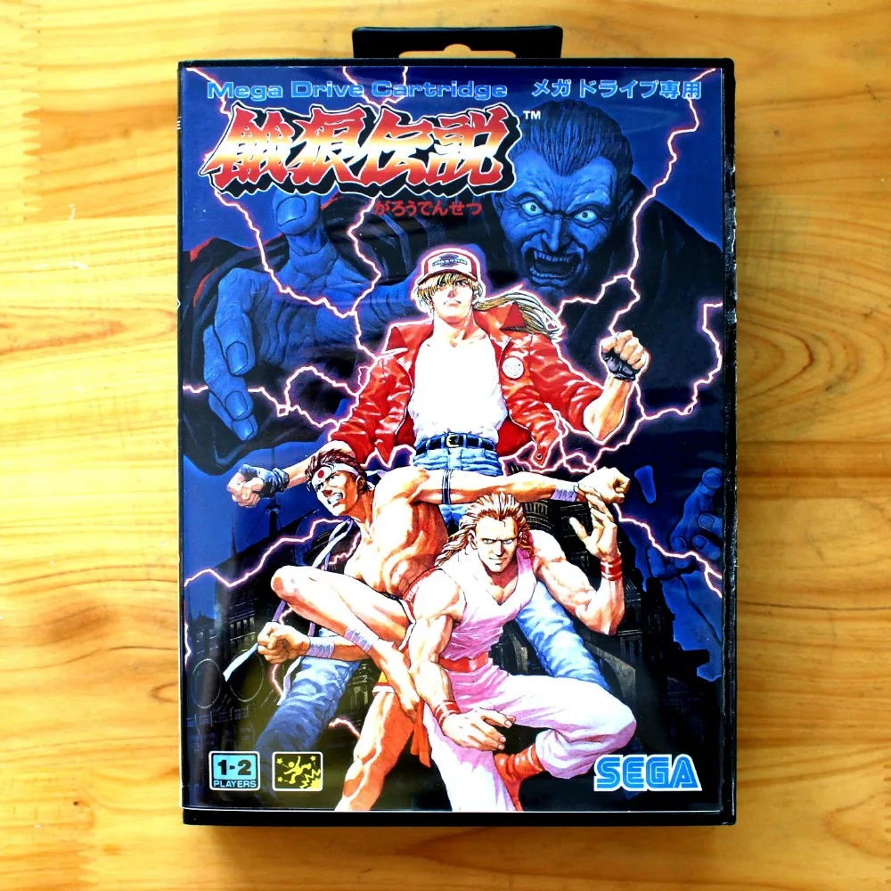 

Фатальная фурия 16 бит SEGA MD игровая карточка с розничной коробкой для Sega Mega Drive для Genesis