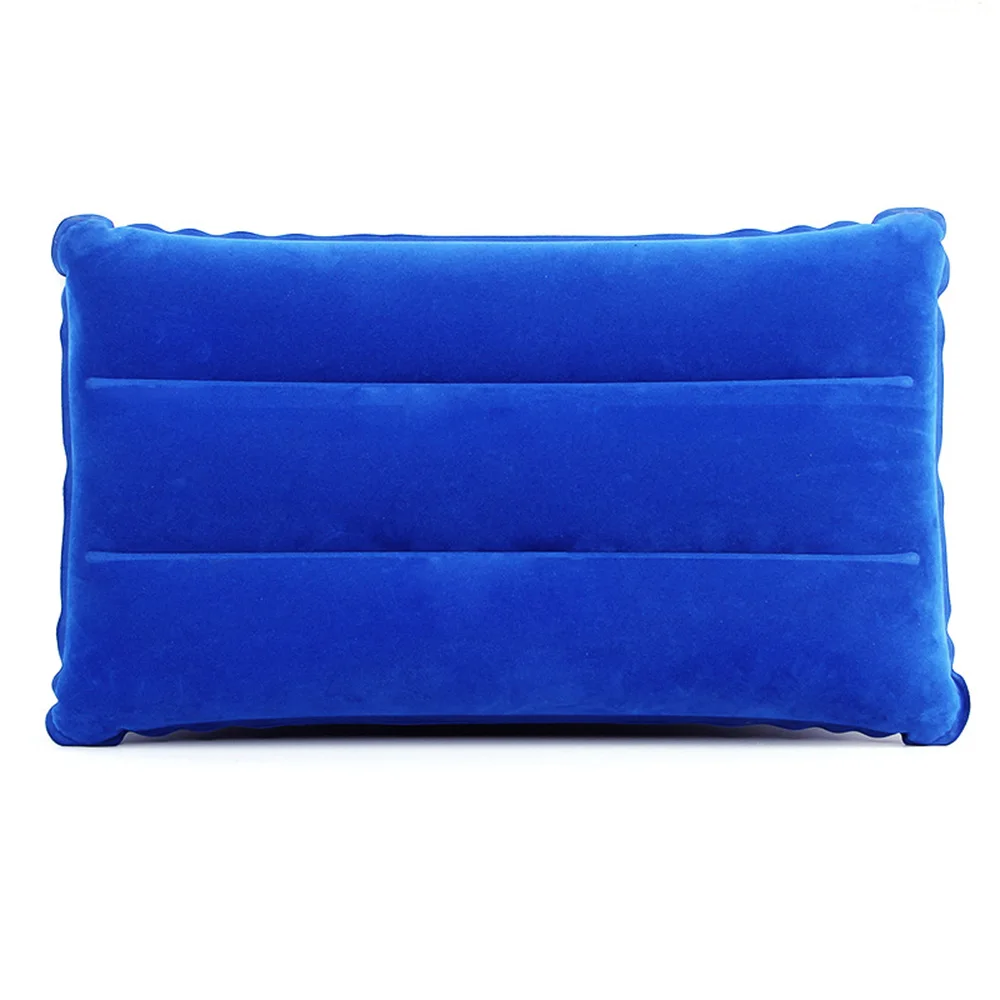 Royal blue Сверхлегкая портативная квадратная надувная подушка для путешествий, мягкая подушка для путешествий, подушка для путешествий, семейная Мебель для пар - Цвет: Royal blue