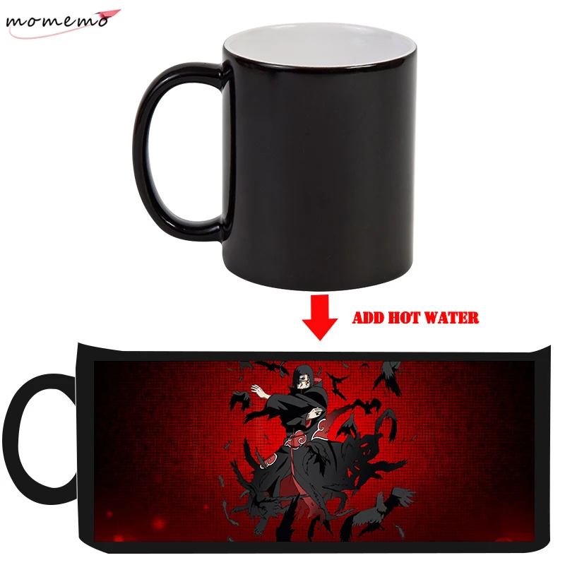 MOMEMO Uchiha Itachi керамическая Кофейная Кружка Магический мультфильм аниме кружка для