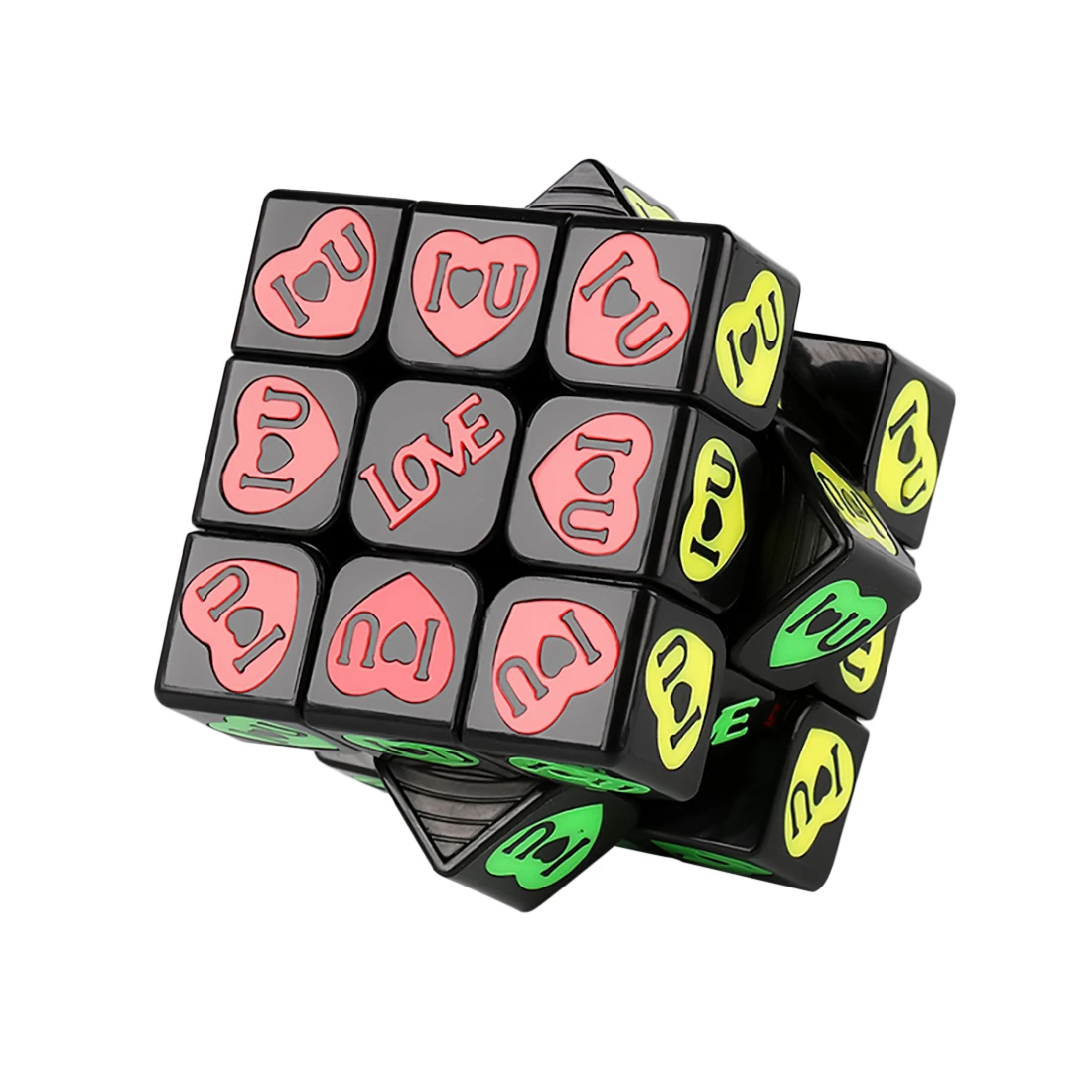 Cubing класс Mofangjiaoshi странная форма черный кристалл магический куб головоломка на