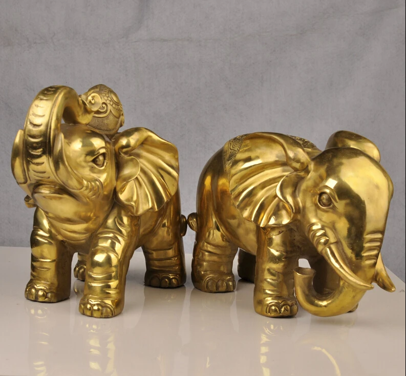 ZSR 505+++++A copper elephant Zhaocai water on a ceiling decoration Feng Shui lucky can cause Home Furnishing jewelry crafts | Дом и сад