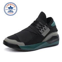 Hot 2020 Winter Running Shoes for Men Cushioning Sneakers Breathable Elastic Fabric Brand Sport Shoes Slip-On Athletic Shoes New