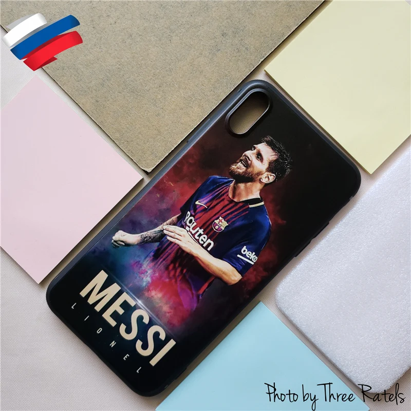 Football Player Patterned Messi Matte Phone Case for iPhone 6 6s 7 8 Plus Back Cover Soft Black Shell X XR XS Max New |