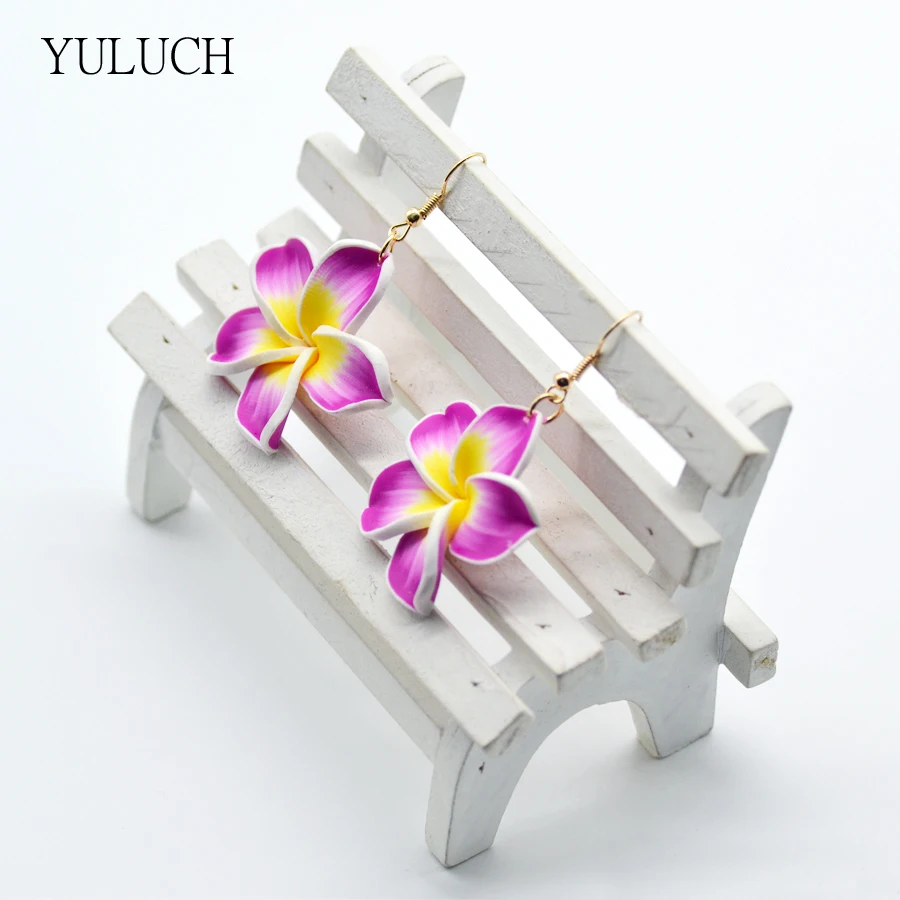 Женские серьги с цветочным узором ручной работы для девушек 2 цвета 1 пара 2017|ladies