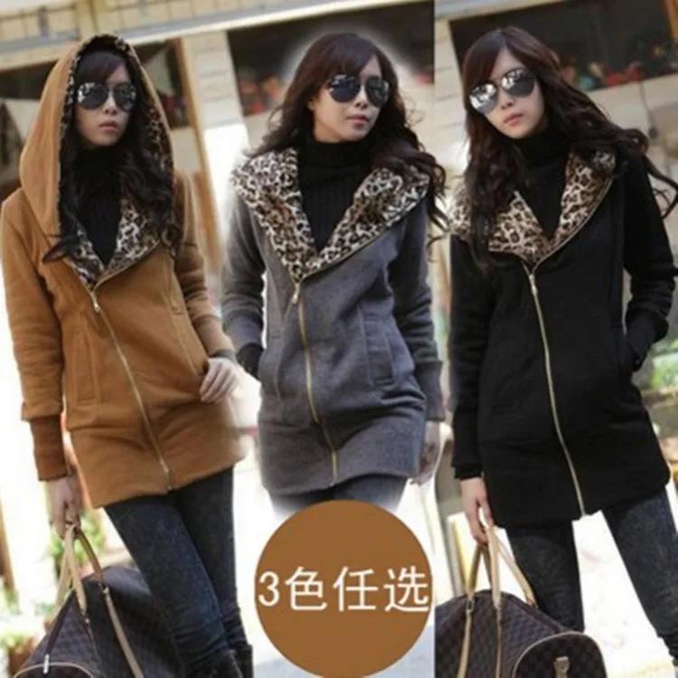 Женская одежда осенний свитер с леопардовым принтом и длинным рукавом свободный