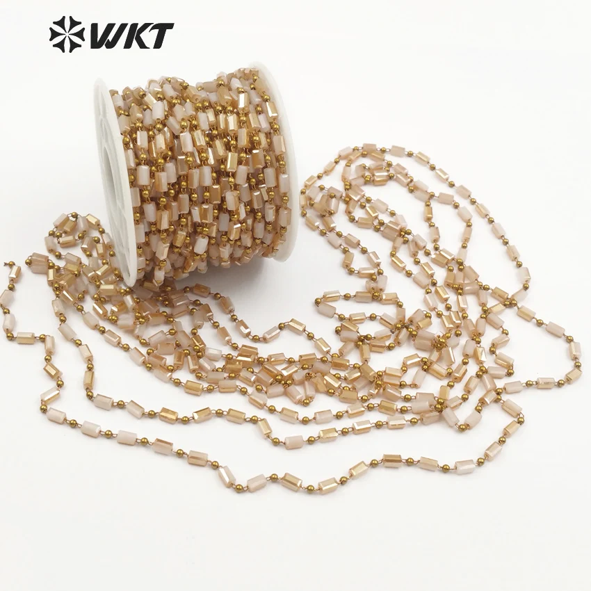 WT RBC083 WKT классические элегантные хрустальные латунные бусины для шампанского