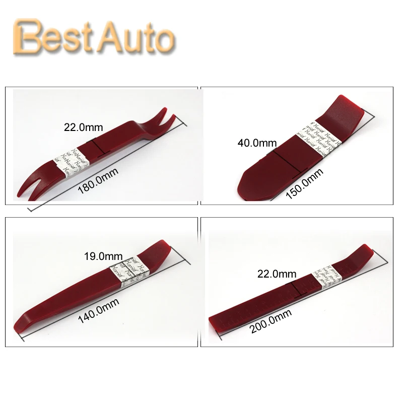 В наличии 4 шт. сверхпрочный пластиковый набор инструментов для демонтажа