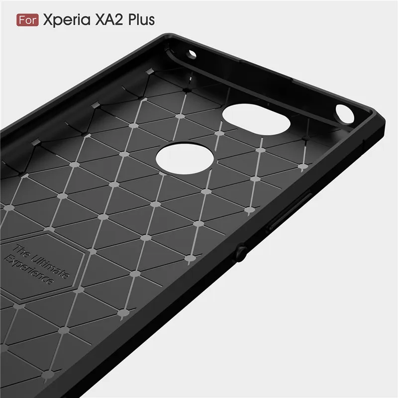 BSNOVT For Sony Xperia XA2 Plus Cover Shockproof Silicone Brushed Phone Bumper Back Case Fundas 6.0&quot |