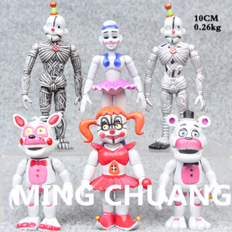 Экшн Фигурка пять ночей у Фредди Коллекционная модель FNAF Foxy Freddy Chica игрушка 6