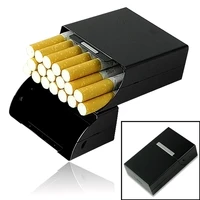 new black aluminum alloy iron design cigarette box can put 20 pcs cigarette md952