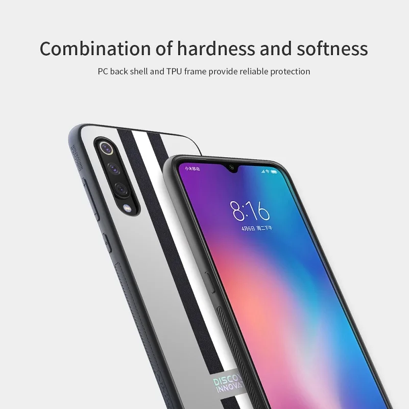 Чехол Nillkin Xiaomi mi 9 с отражающей полоской, защитный чехол на заднюю панель для Xiaomi mi 9 mi 9 Explore ore Global 6,39''
