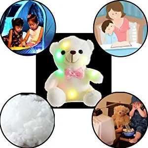 Прямая поставка 20 см ночник светящийся плюшевый мишка чучела животных игрушки