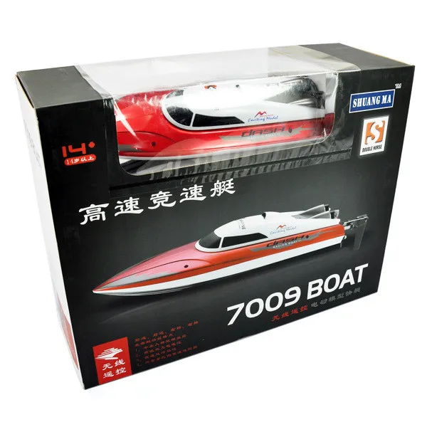 2016 Горячая продажа RC лодка DH-7009 2 4g 4ch двойной мотор высокая скорость гоночная