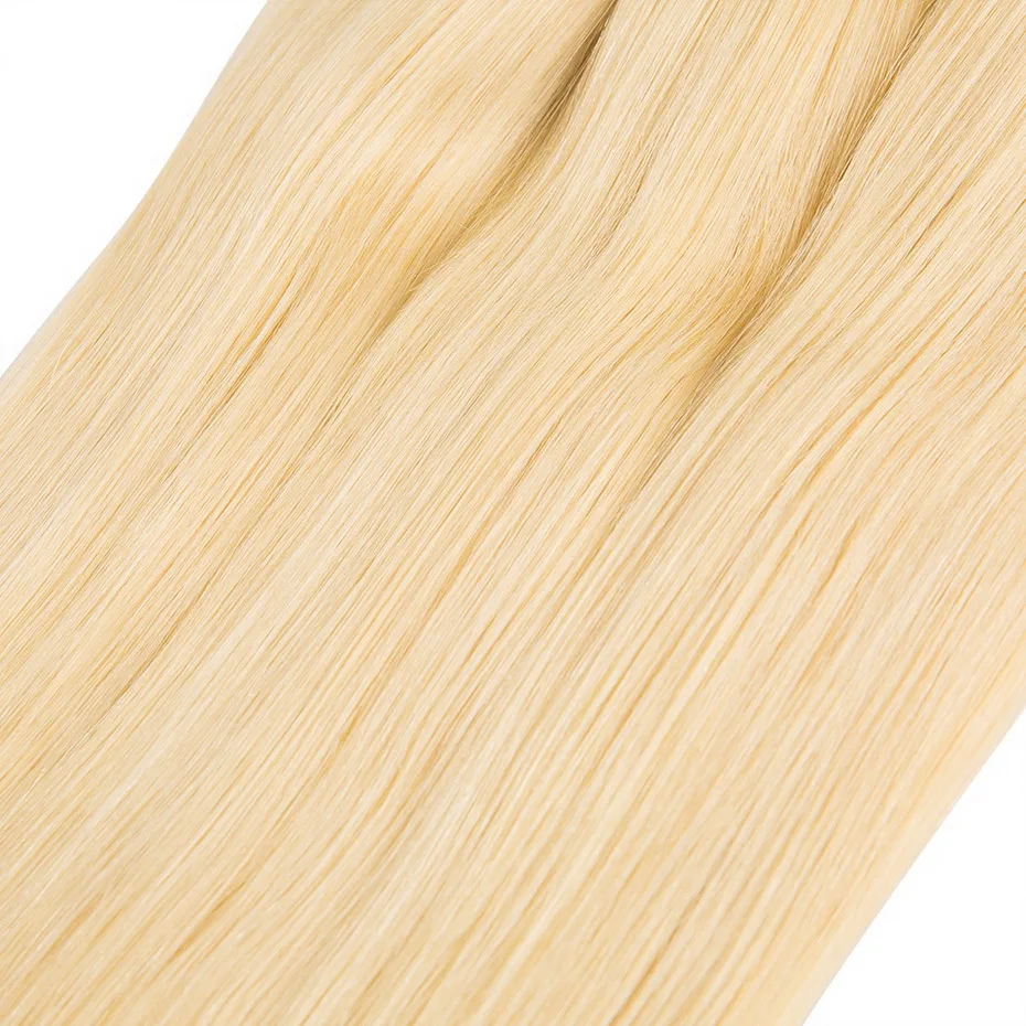 MS Lula Brazilian Ombre Blonde Dark Roots Hair Weave Color 1b/613 Straight 4 Bundles Deal 4pcs 100% Human Remy Extensions | Шиньоны и