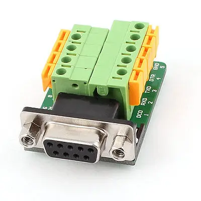 DB9 RS232 серийный со штекера на гнездо адаптера до 9 положение разъема|plate|plate adapter |