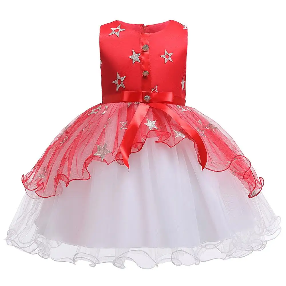New Arrival 2019 Summer Girl Party Dress Kids Embroidered Dresses For Girls Clothes Children Princess Elegant Sleeveless | Детская