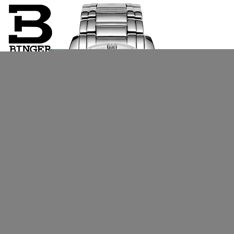 Швейцарские мужские часы люксовый бренд Бингер кварцевые полностью из