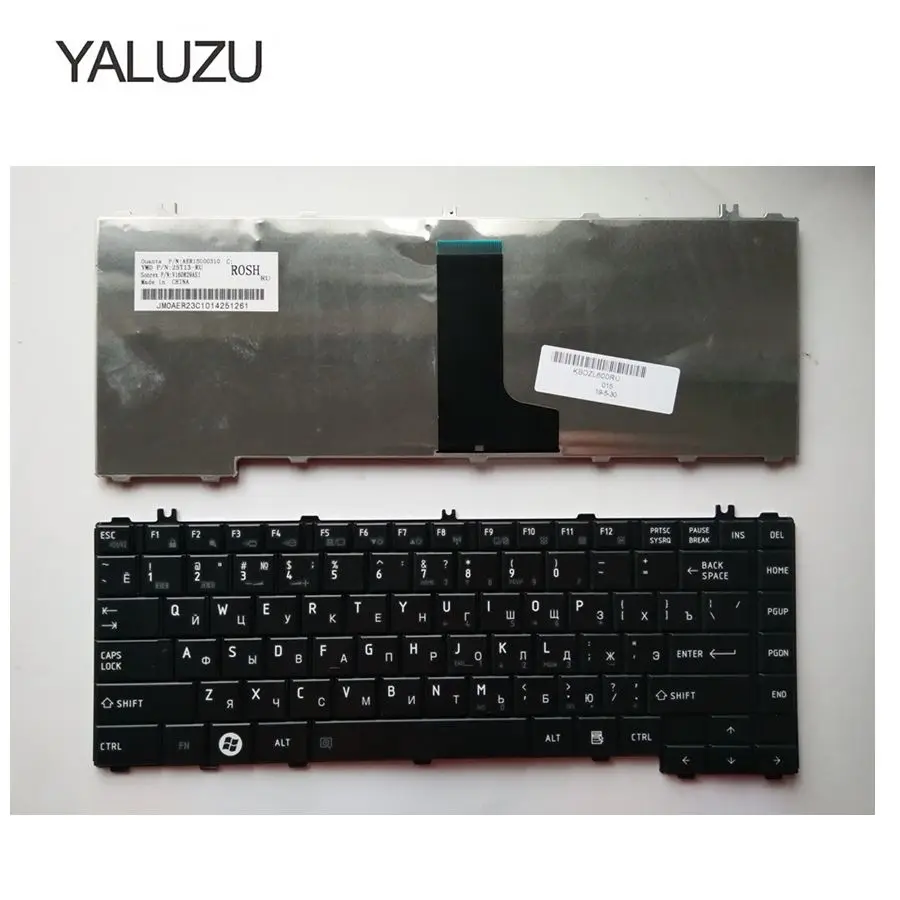 

Клавиатура для ноутбука YALUZU, русская, черная, для Toshiba L600D C600D L640 L630 C640 L745 L700 L730 L645