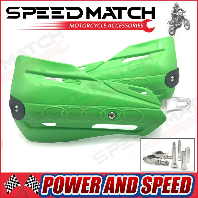 

Защита для рук на руль, защита для рук подходит для KX125, KX250, KXF250, KXF450, KLX200, 7/8 дюйма, 22 мм или 1-1/8, 28 мм толстые стержни мотоцикла, кроссовый внедо...