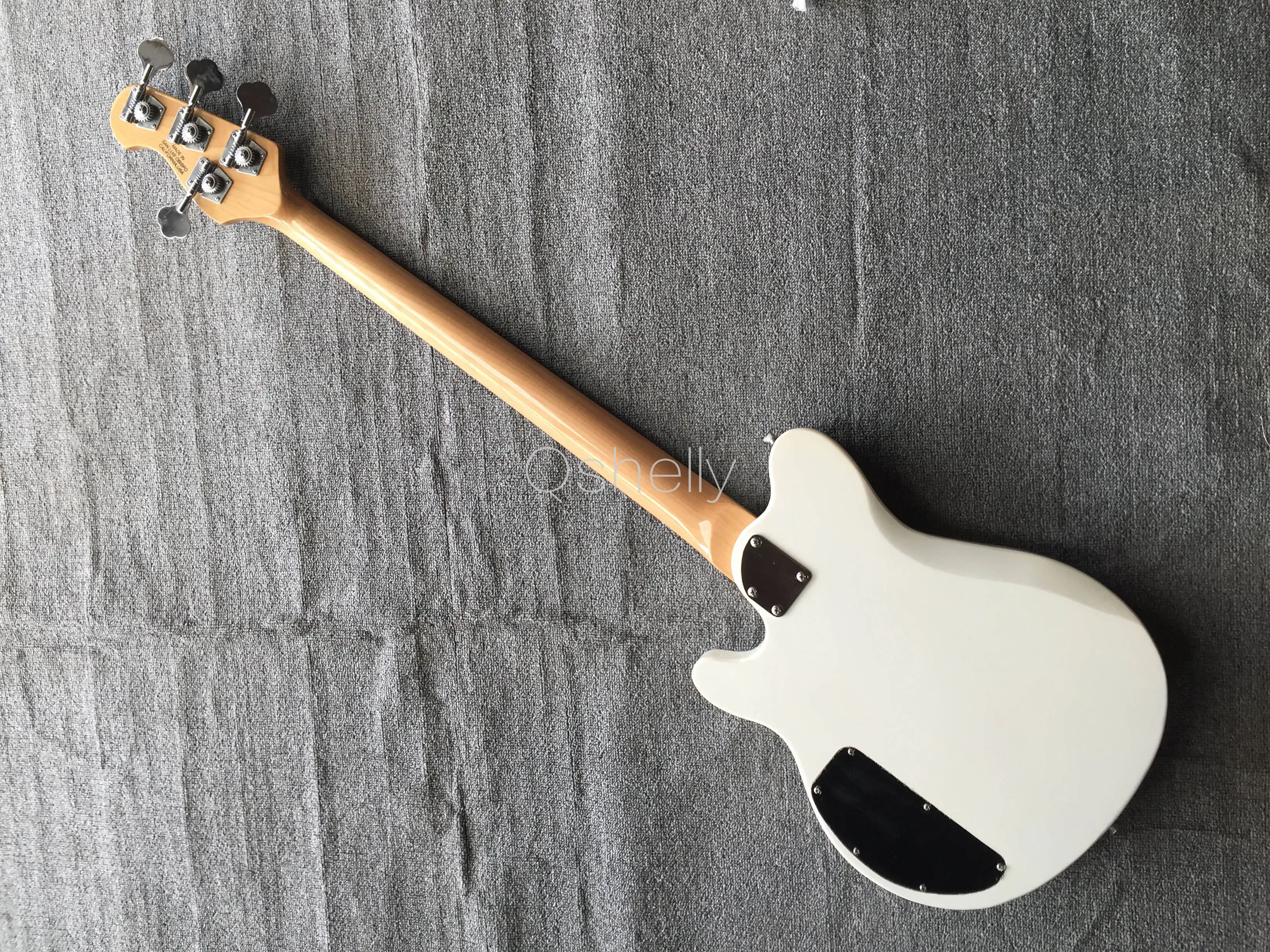Высокое качество QShelly на заказ белый Ernie Ball 4 струны MC черный джаз звукосниматели рефлекторный электрический бас гитара Музыкальные инструменты магазин