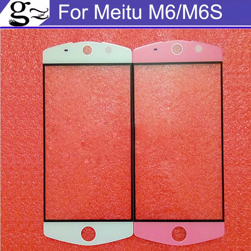 Для Meitu M6 M6S внешняя стеклянная линза сенсорный экран внешний крышка без гибкого