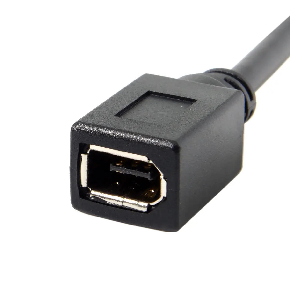 IEEE 1394 6Pin Female to 1394b 9Pin Male Firewire 400 до 800 кабель черного цвета 10 см|ieee 1394|firewire 800firewire |