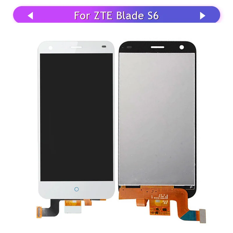 Рамка ЖК для ZTE Blade S6 AU Edition дисплей сенсорный экран в сборе стеклянная панель