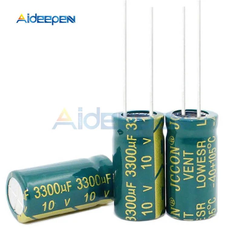 10Pcs 6.3V 10V 470uf 1000uf 1500uf 3300uf Aluminum Electrolytic Capacitor 470UF 1000UF 1500UF 3300UF | Инструменты