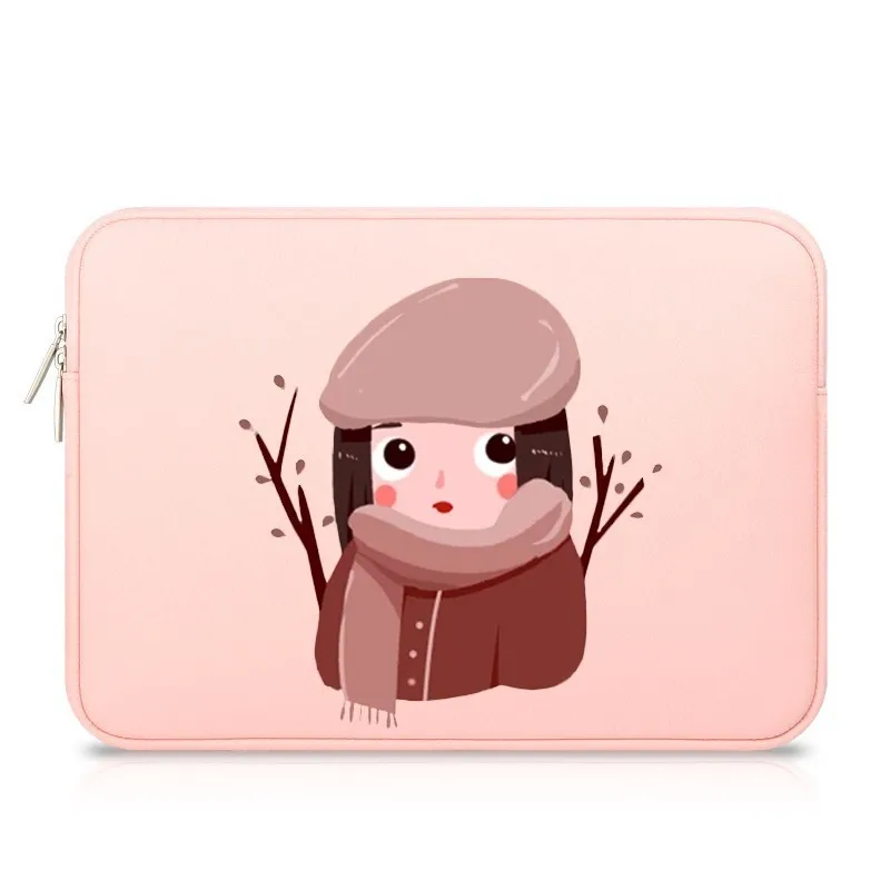 Pink Изготовленный На Заказ Модный чехол для ноутбука для милой девочки PU для Macbook Pro Air retina 1" 13 14 15 дюймов водонепроницаемая сумка для ноутбука - Цвет: Pink