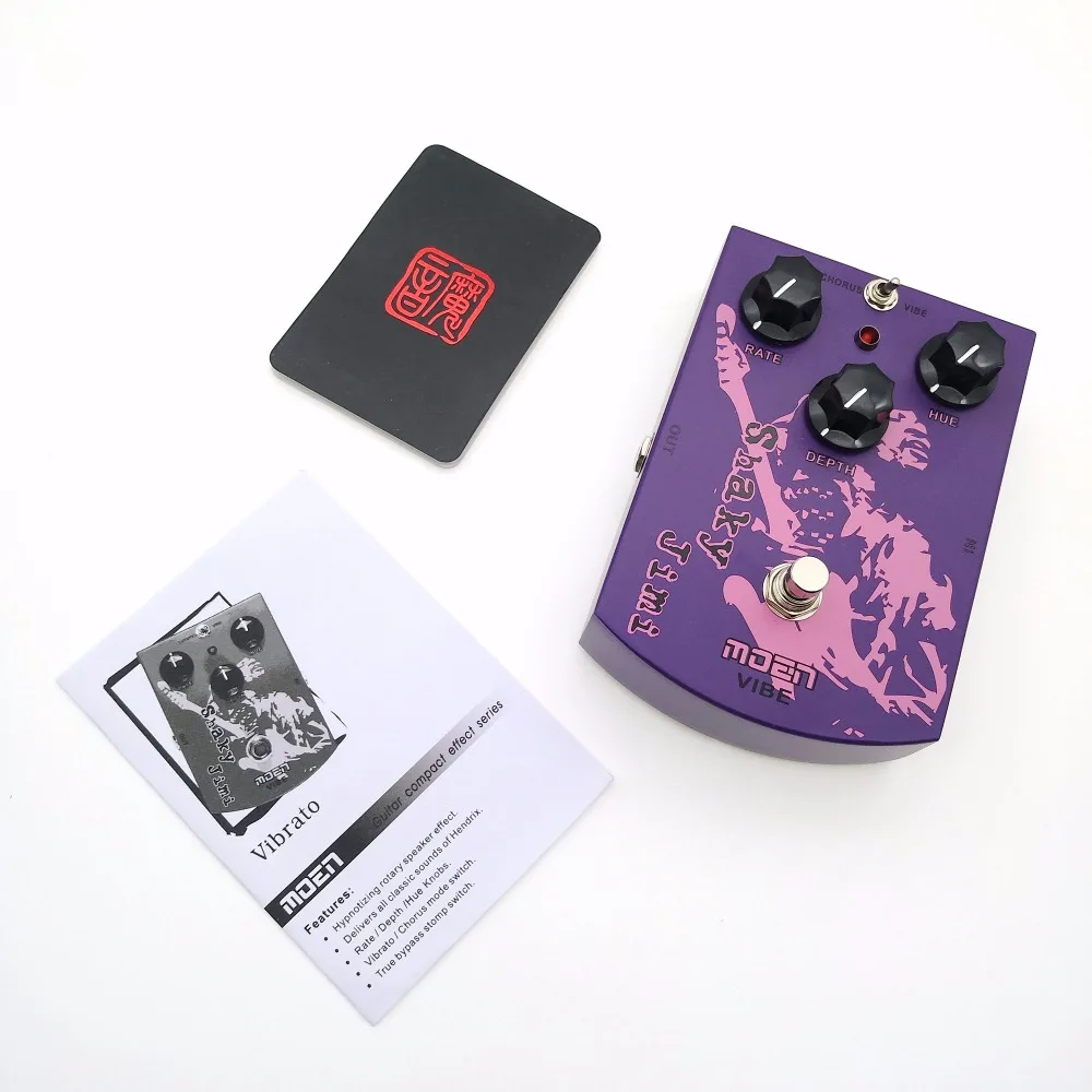 High Quality MOEN MO-VB Shaky Jimi Vibrato Chorus Guitar Effect Pedal True Bypass Aluminum Alloy Shell | Спорт и развлечения