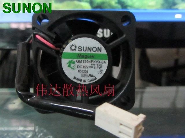 SUNON 4020 GM1204PKVX-8A 12В 2,4 Вт 2 провода Сервер вентилятор охлаждения