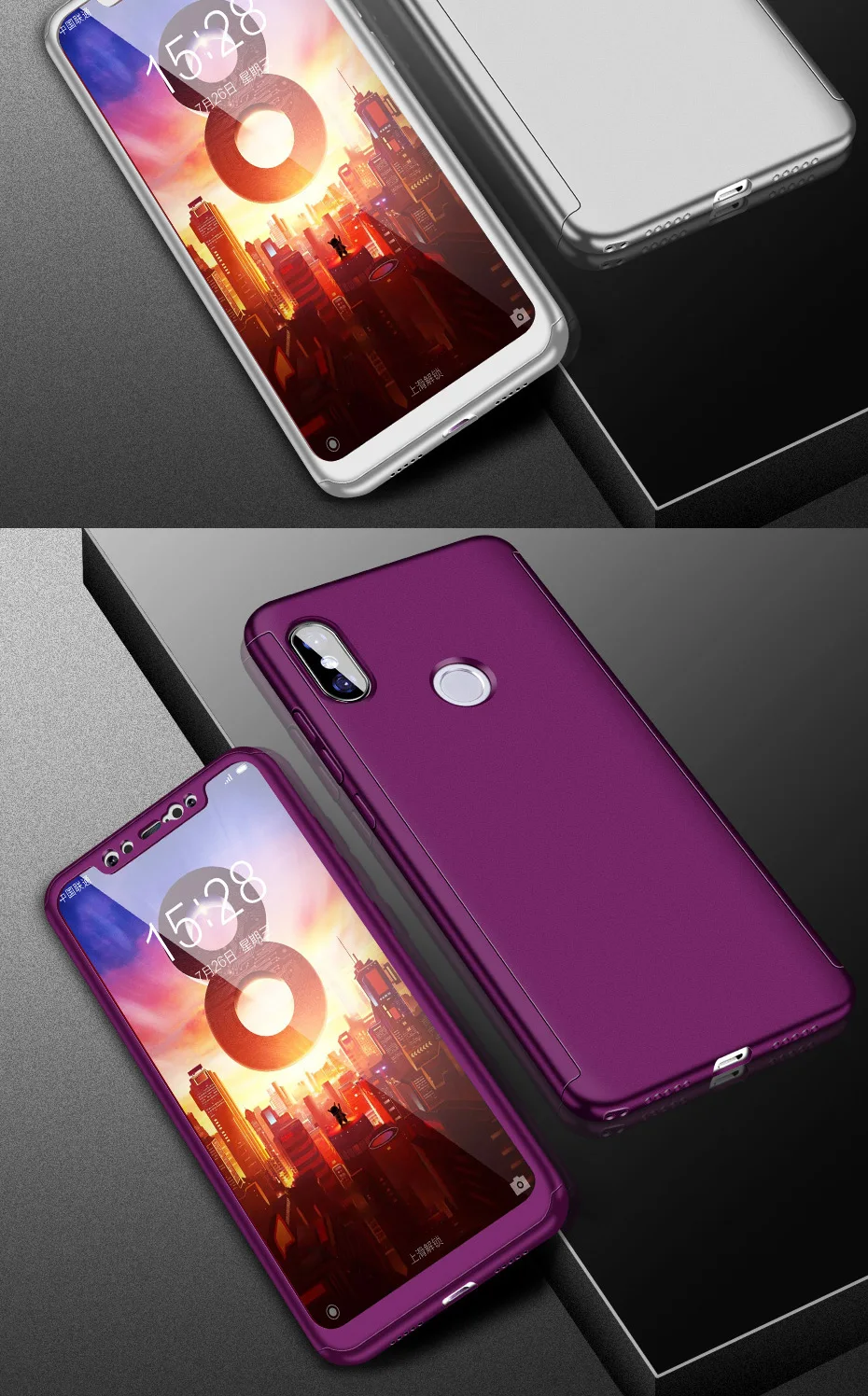 Чехол на 360 градусов для Xiaomi Redmi 7 6A 5A Redmi 4X 5Plus 6 Pro S2 K20 полный чехол s для Redmi Note 7 6 5 Pro Чехол для телефона s Shell