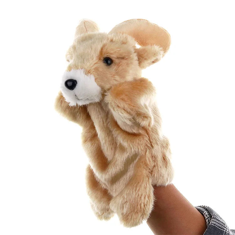 Животное ручная марионетка куклы плюшевый панда кошка игрушка обучение
