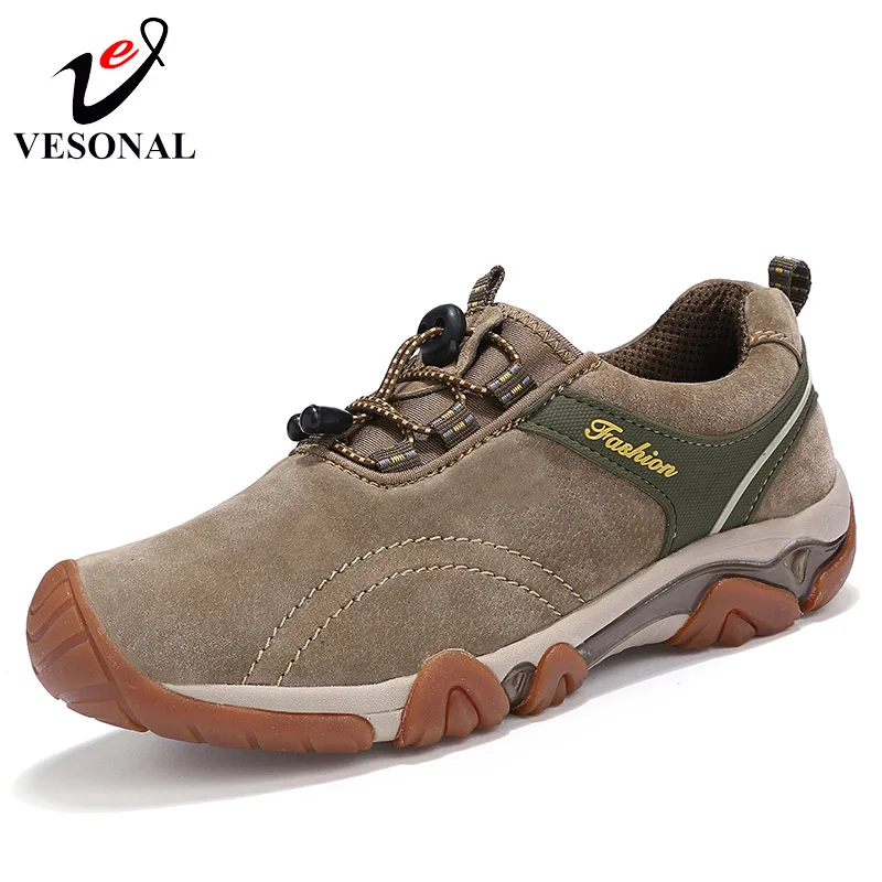 VESONAL 2018 New Spring Genuine Leather Sneakers Male Shoes For Men Adult Casual Comfortable Walking High Quality Footwear 1588 | Обувь