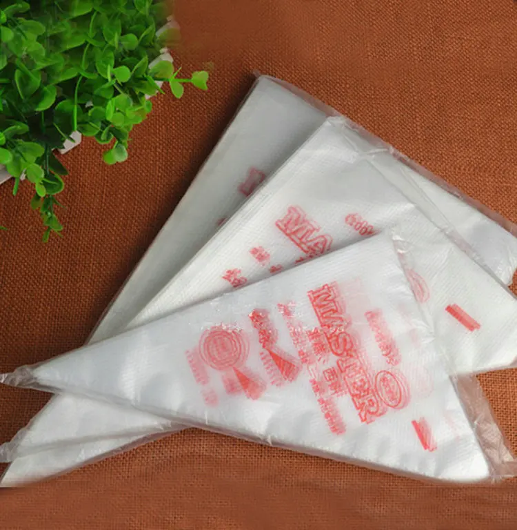 non-slip squeezing Disposable Bag 100 pcs Cake Decorating Icing Pastry Piping nozzles for chocolate cream bakery accessories |
