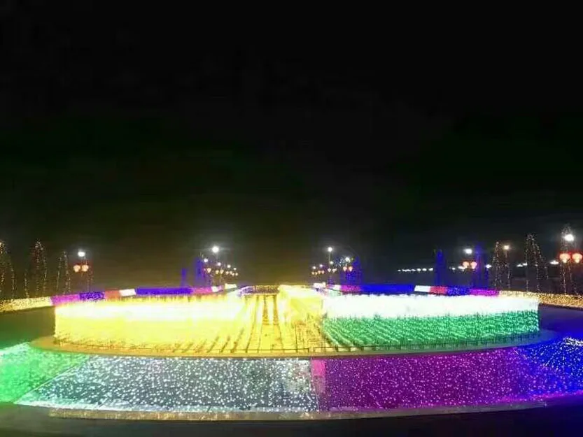 Водонепроницаемое светодиодное волокно Тростниковое освещение Наружное