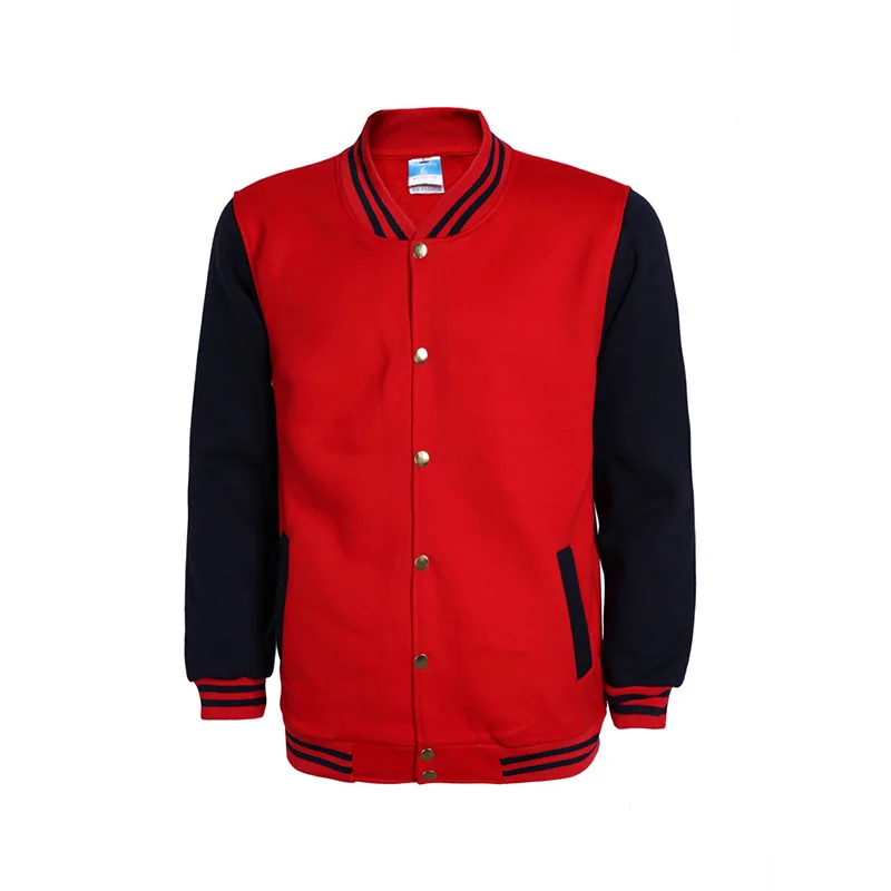 Классическая синяя Студенческая бейсбольная куртка для мужчин Veste Homme 2016 Осенняя