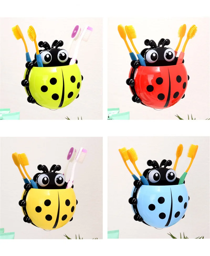 2017 Creative Bath Products Sets Cartoon Toothbrush Holder Toothpaste Suction Wall Hook | Дом и сад