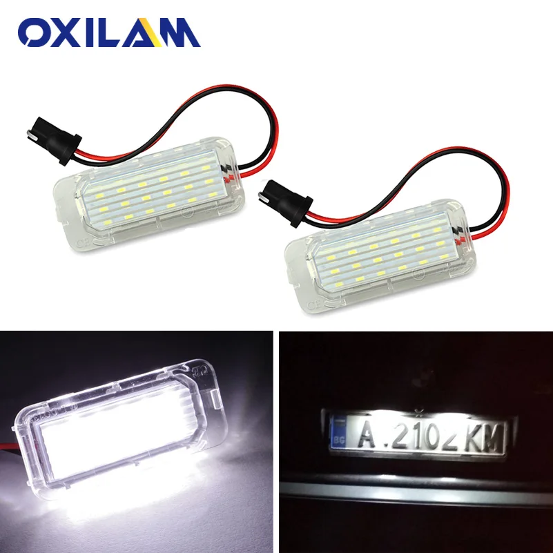 OXILAM 2 шт. Canbus светодиодный Подсветка регистрационного номера для Ford Focus 5D Mondeo Fiesta