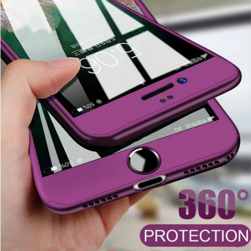 360 градусов полное покрытие защитный чехол для телефона iPhone 11 Pro X XS 6 6s Plus 7 8 MAX XR