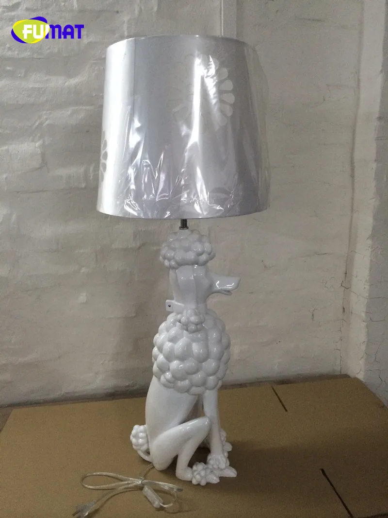 Фумат Современный арт деко пудель настольная лампа гостиная прикроватная для