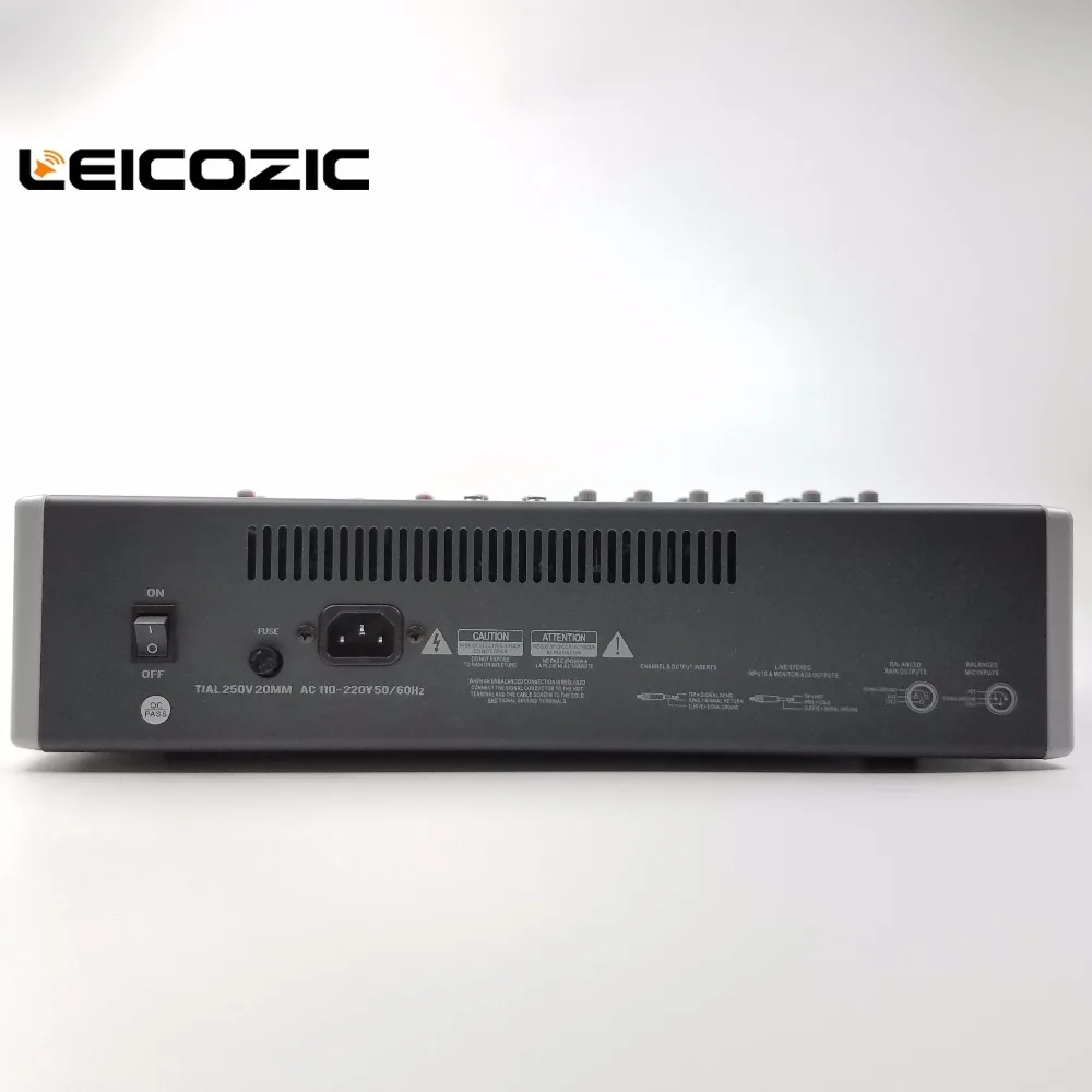 Leicozic HM12-USB аудио микшер цифровой процессор эффектов аудио Профессиональный микшерный пульт караоке микшер сцены смесители live