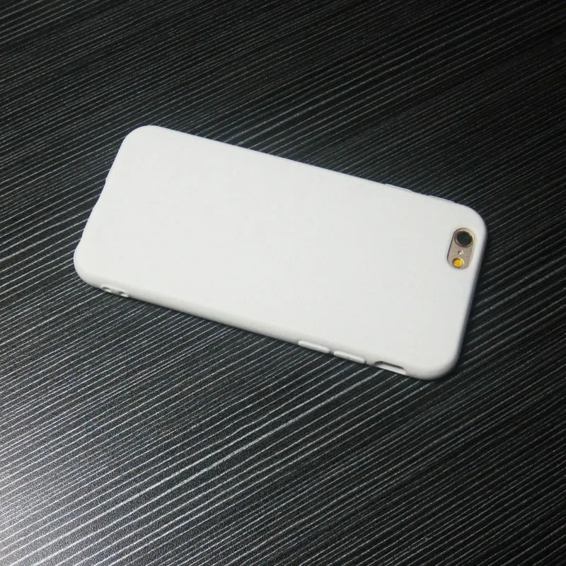 Чистый белый чехол для iPhone6 гибкий противоударный защитный iPhone6S|Бамперы| |